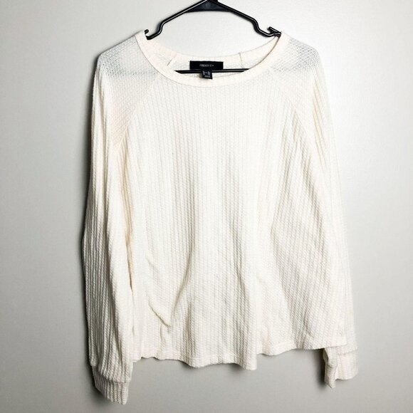 Forever 21 + Plus Waffle Knit Top - Picture 1 of 7